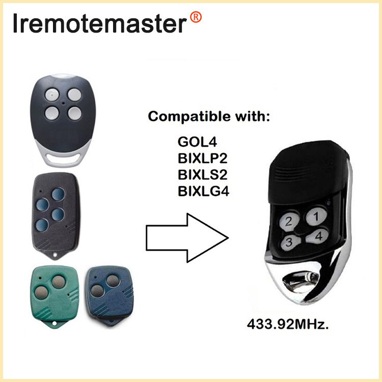 Por GOL4 Command Garage Door Opener BIXLP2 BIXLS2 BIXLG4